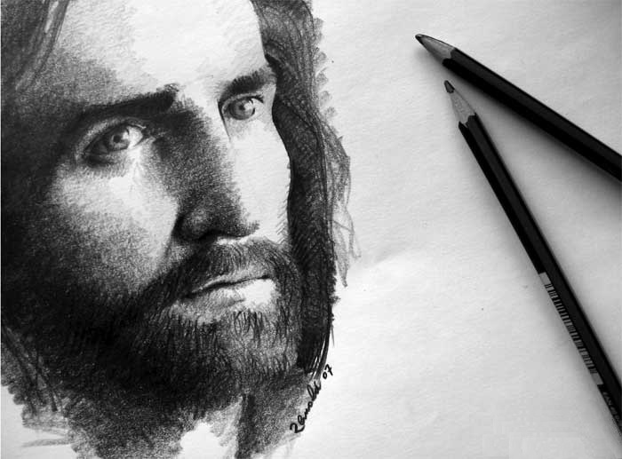 Bức tranh Đức Giêsu sẽ khiến bạn đắm mình trong sự thanh tịnh và sự hiện diện của Chúa. Cùng chiêm ngưỡng tài năng của nghệ sĩ khi tái hiện hình ảnh Đức Giêsu bằng kỹ thuật vẽ đẹp mắt.