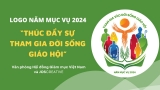 Logo Năm Mục Vụ 2024: “Thúc Đẩy Sự Tham Gia Đời Sống Giáo Hội”