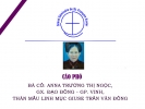 Cáo Phó: Bà Cố Anna Trương Thị Ngọc, Thân Mẫu Của Lm. Giuse Trần Văn Đồng